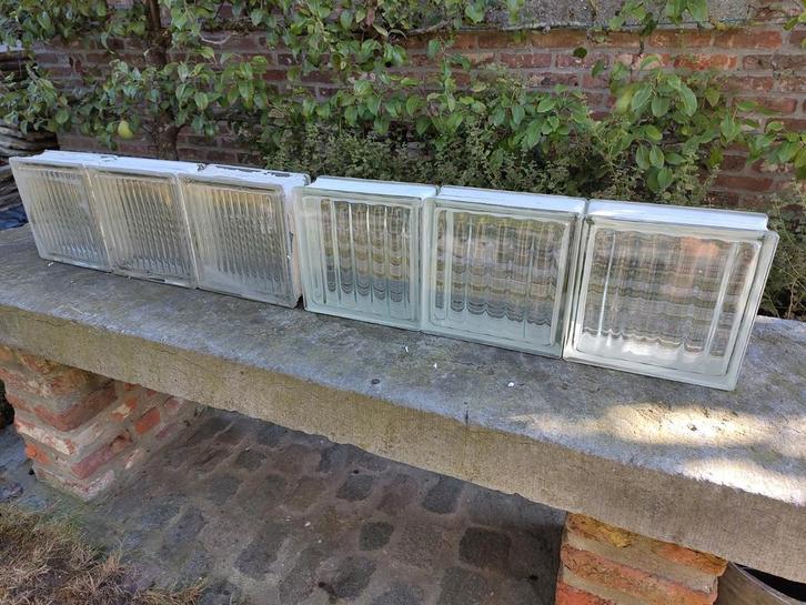 Glastegels - parallel gelijnd, Doe-het-zelf en Bouw, Glas en Ramen, Nieuw, Ophalen