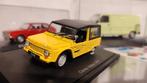 Citroën Méhari geel 1978 1:43 op originele display, Hobby en Vrije tijd, Ophalen of Verzenden
