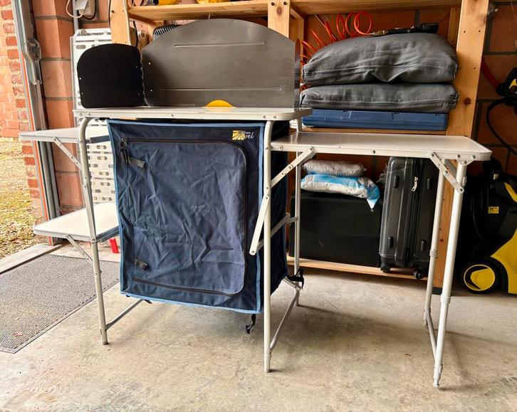 Kook kast voor in voortent of onder luifel, Caravans en Kamperen, Kampeermeubelen, Zo goed als nieuw, Ophalen