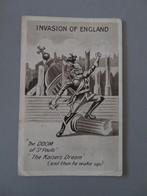 Propaganda spotkaart 1915 WO1 Invasion of England, Verzamelen, Verzenden, Overige soorten, Foto of Poster