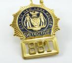 Detective 881 Die Hard nieuwe badge-replica, Ophalen of Verzenden, Nieuw, Film, Overige typen