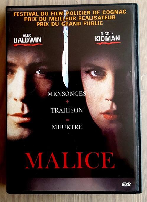 MALICE //// Nicole Kidman, Alec Baldwin, CD & DVD, DVD | Thrillers & Policiers, Utilisé, Autres genres, Enlèvement ou Envoi