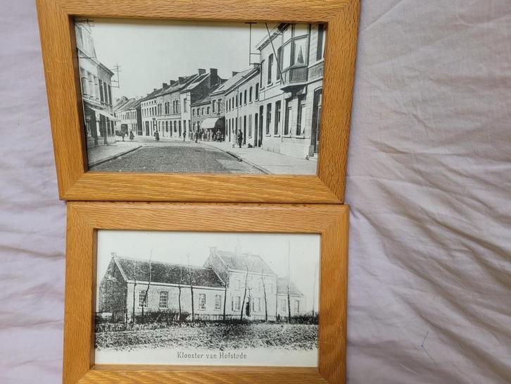 2 mooie historische foto's van Hofstade, Antiek en Kunst, Kunst | Tekeningen en Fotografie, Ophalen of Verzenden