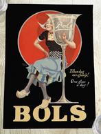 Grote BOLS JENEVER Elke dag een glaasje! Affiche Poster, Verzamelen, Verzenden, Nieuw