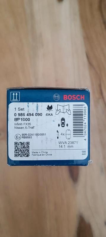 Plaquettes de freins avant et arrière totalement neuves sous beschikbaar voor biedingen