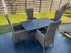 Tuin tafel met relax stoelen, Tuin en Terras, Ophalen, Zo goed als nieuw
