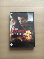 Dvd : Jack Reacher - Never go Back - Tom Cruise., Vanaf 12 jaar, Ophalen of Verzenden, Zo goed als nieuw, Actie