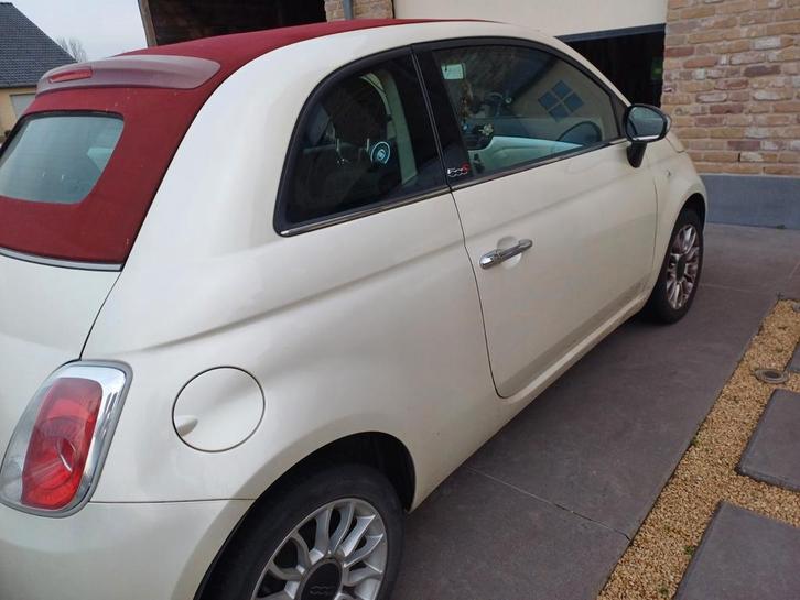 Belle Fiat 500C Pearl BJ2014 Euro6B avec nouvelle inspection, Autos, Fiat, Particulier, Essence, Euro 6, Cabriolet, 2 portes, Boîte manuelle
