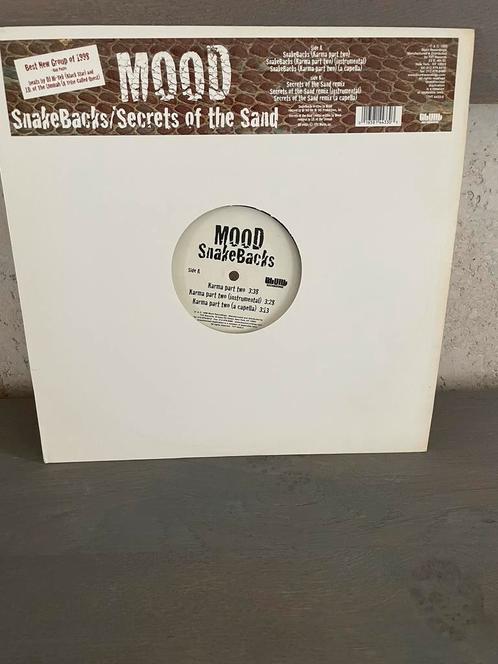 12" Mood - Snakebacks / Secrets du sable, CD & DVD, Vinyles | Hip-hop & Rap, Enlèvement ou Envoi