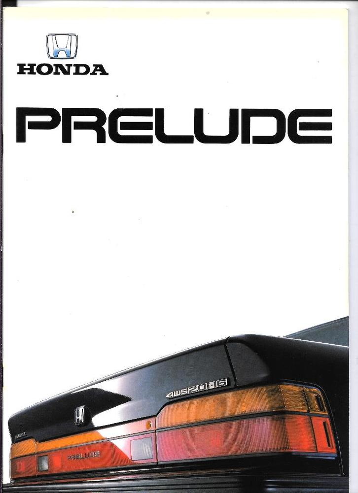 HONDA PRELUDE 1988, Boeken, Auto's | Folders en Tijdschriften, Zo goed als nieuw, Honda, Ophalen of Verzenden