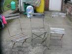 Ancienne chaises :, Inklapbaar, Gebruikt, Metaal, Ophalen