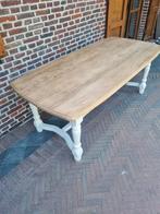 Massief eiken eettafel, Huis en Inrichting, Tafels | Eettafels, Ophalen of Verzenden