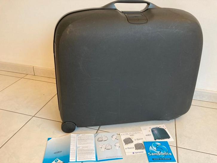 Reiskoffer groot Samsonite, Handtassen en Accessoires, Koffers, Gebruikt, Hard kunststof, 70 cm of meer, 55 cm of meer, Slot, Wieltjes