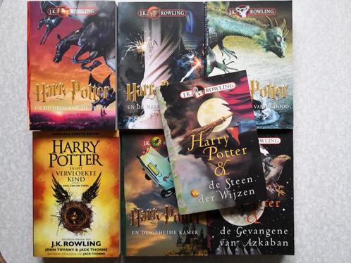Harry Potter softcover boeken - delen 1,2,3,5,6,8, Livres, Cinéma, Tv & Médias, Enlèvement
