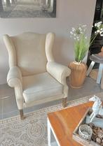 Oorfauteuil gebroken wit zeer mooi super staat !pas gekuist, Huis en Inrichting, Fauteuils, Ophalen, Zo goed als nieuw