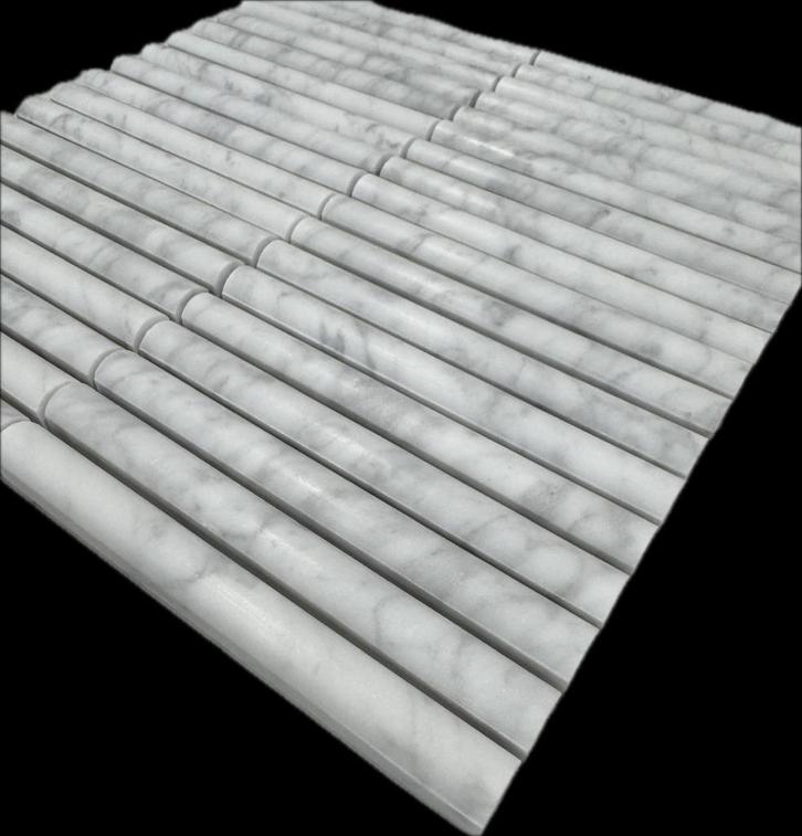 Kit Kat Bianca Carrara bull nose 150x30x15mm, Doe-het-zelf en Bouw, Tegels, Nieuw, Wandtegels, Marmer, 20 tot 40 cm, 20 tot 40 cm