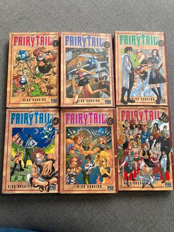 Fairytail tomes 1 à 6 