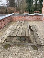 Pick nick tafel, Ophalen, Gebruikt, Rechthoekig, Hout