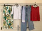 2 broeken 2 bloesjes 1 sjaaltje samen voor 10 euro, Kleding | Dames, Blouses en Tunieken, Ophalen, Zo goed als nieuw