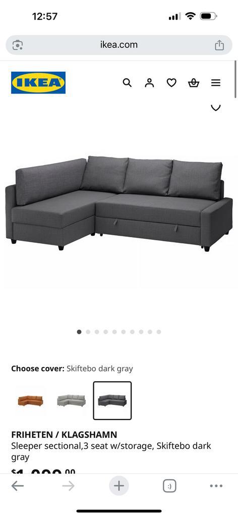 Canapé convertible + lit king size – 300€, Huis en Inrichting, Slaapkamer | Slaapbanken, Zo goed als nieuw, Overige maten, Overige maten