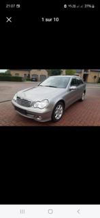 Mercedes c200 Cdi w203, Auto's, 90 kW, Zwart, 4 cilinders, Beige
