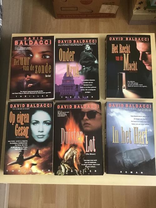 6 boeken van David Baldacci voor 6 euro., Boeken, Thrillers, Gelezen, België, Ophalen of Verzenden