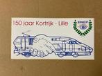 Sticker Belgische Spoorwegen SNCF 150 jaar, Ophalen of Verzenden