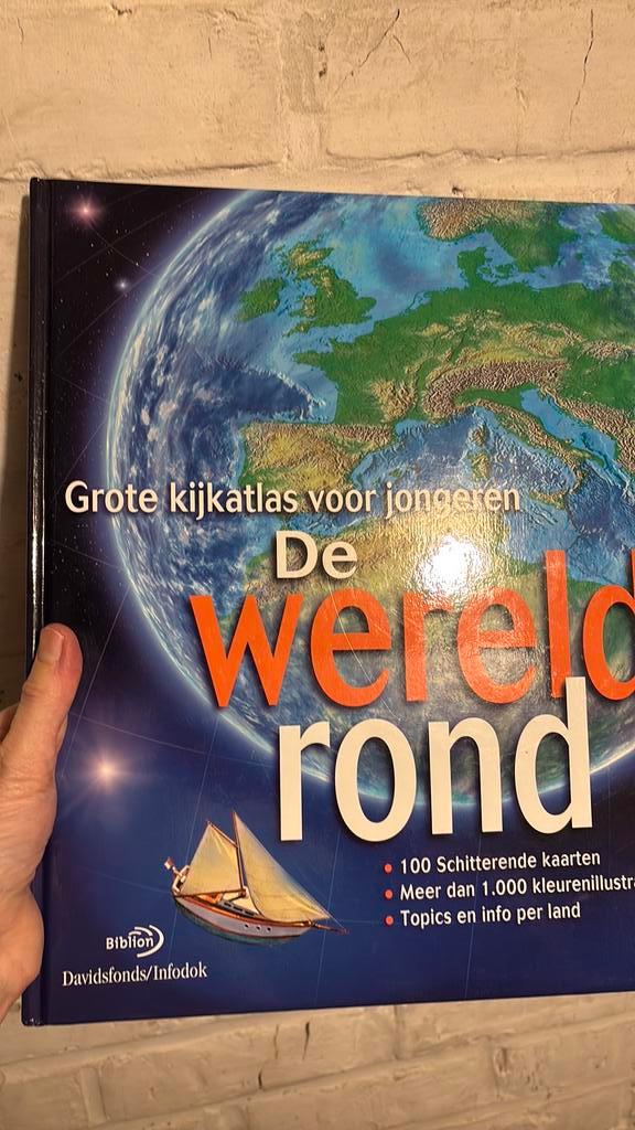 De wereld rond, Livres, Livres pour enfants | Jeunesse | 13 ans et plus, Neuf, Enlèvement