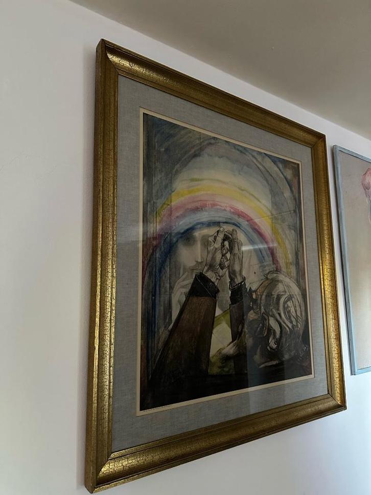 Litho Jan Toorop ( zelfportret ), Antiek en Kunst, Kunst | Litho's en Zeefdrukken, Ophalen