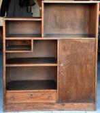 Meuble ancien en bois style industriel – années 1930–40, 5 tiroirs ou plus, 100 à 150 cm, Utilisé, Industriel