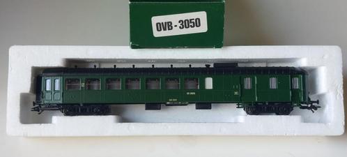 SNCB/NMBS OVB FOURGON/VOITURE 2 CL. -HO-DC N 3050, Hobby en Vrije tijd, Modeltreinen | H0, Zo goed als nieuw, Treinset, Gelijkstroom