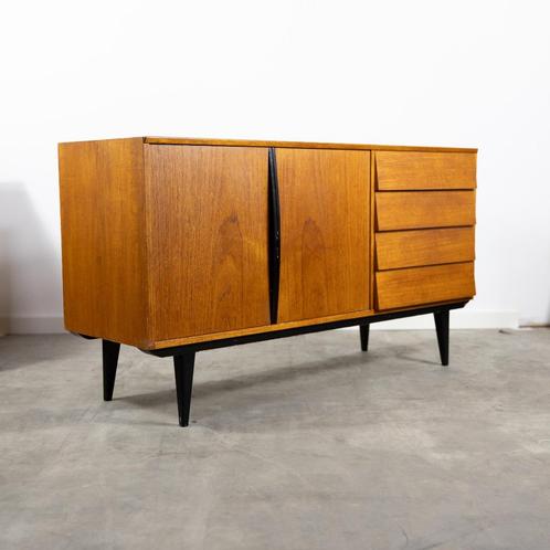 Prachtig vintage sideboard, Huis en Inrichting, Kasten | Dressoirs, Gebruikt, Met lade(s), Met deur(en), Met plank(en), Ophalen of Verzenden