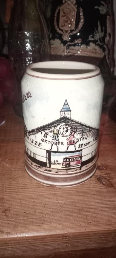 Brasserie bierpul 33 cl Oktoberfeesten Wieze, Verzamelen, Biermerken, Gebruikt, Pul(len), Overige merken, Ophalen of Verzenden
