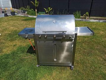 gas bbq met extra gasvuur beschikbaar voor biedingen