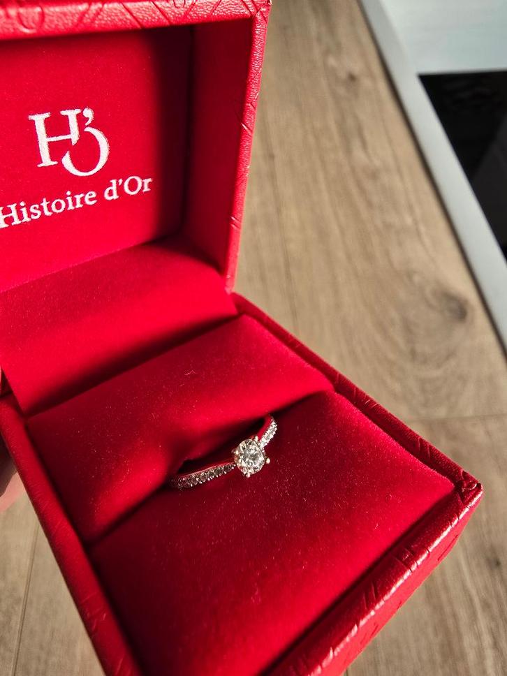 Bague Solitaire Hemera Or Jaune Diamant, Bijoux, Sacs & Beauté, Bagues, Neuf, Femme, Jaune, Or, Avec pierre précieuse, Enlèvement