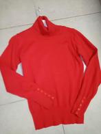 Yessica : rood coltrui rolcol pull knoopjes aan mouwen , M, Kleding | Dames, Truien en Vesten, Maat 38/40 (M), Yessica, Ophalen of Verzenden