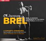 JACQUES BREL - 2 concerts légendaires (2 CD + 2 DVD box), Enlèvement ou Envoi, Comme neuf