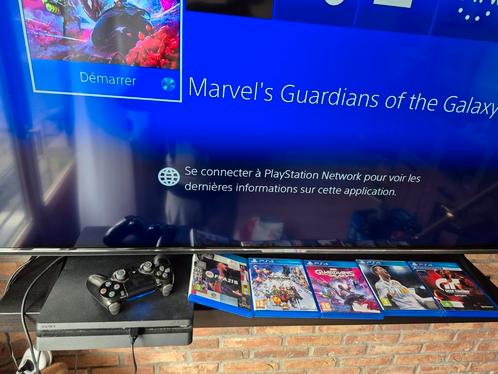 Sony PlayStation 4-console PS4 5-gamecontroller, Games en Spelcomputers, Spelcomputers | Sony PlayStation 4, Zo goed als nieuw