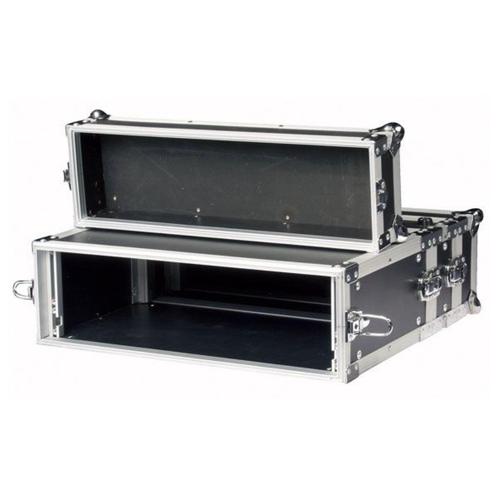 Flightcase voor dubbele 19 inch cd-speler, 2+2 units., Musique & Instruments, Boîtiers & Valises, Neuf, Autres instruments, Flight case