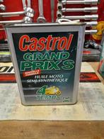 Oude lege oliekan Castro Grand Prix GP 4-takt 4T-motorfiets, Verzenden, Gebruikt, Overige, Overige merken
