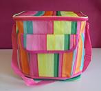 « Sac - Isotherme - Camping » rayé rose, Caravanes & Camping, Envoi, Neuf