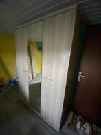 jongeren kamer meubels, Huis en Inrichting, Slaapkamer | Bedden, Ophalen, Gebruikt, Bruin, Hout