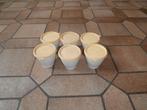 6 pots en Tupperware, Enlèvement, Utilisé, Blanc