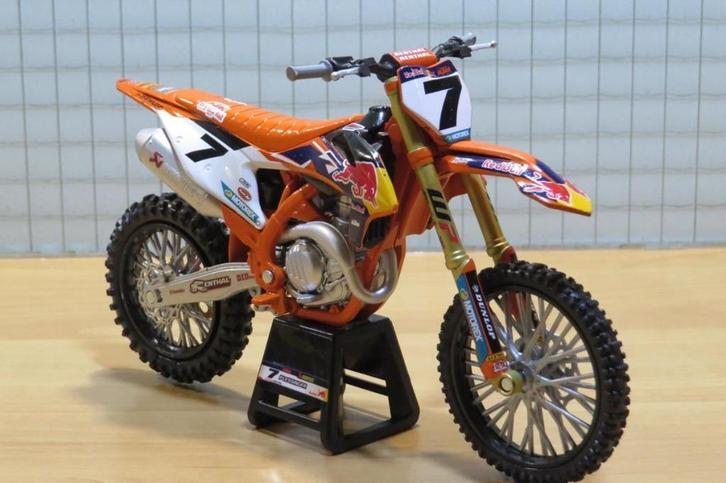 Aaron Plessinger #7 KTM 450 SX-F 2022 red bull team 1:12, Hobby en Vrije tijd, Modelauto's | 1:5 tot 1:12, Nieuw, Motor, 1:9 t/m 1:12