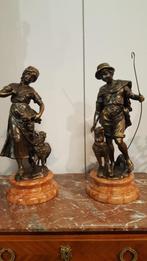Bronzen beelden van Moreau, Antiquités & Art, Antiquités | Bronze & Cuivre, Bronze, Enlèvement