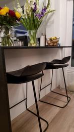 Barstoel Kristalia design Harry&camila zwart, Huis en Inrichting, Barkrukken, Ophalen, Zo goed als nieuw