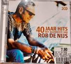 Rob de Nijs 2 cd 40 jaar hits, Comme neuf, Enlèvement ou Envoi
