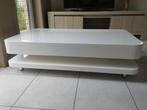 Salontafel hoogglans wit, Huis en Inrichting, Ophalen, Gebruikt, 100 tot 150 cm, 50 tot 100 cm