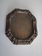 Bronzen kandelaars, kruisbeeld en schaaltjes, Antiek en Kunst, Ophalen of Verzenden