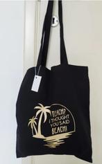 Tote bag zwart, Noir, Enlèvement ou Envoi, Neuf